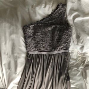 Gray formal dress